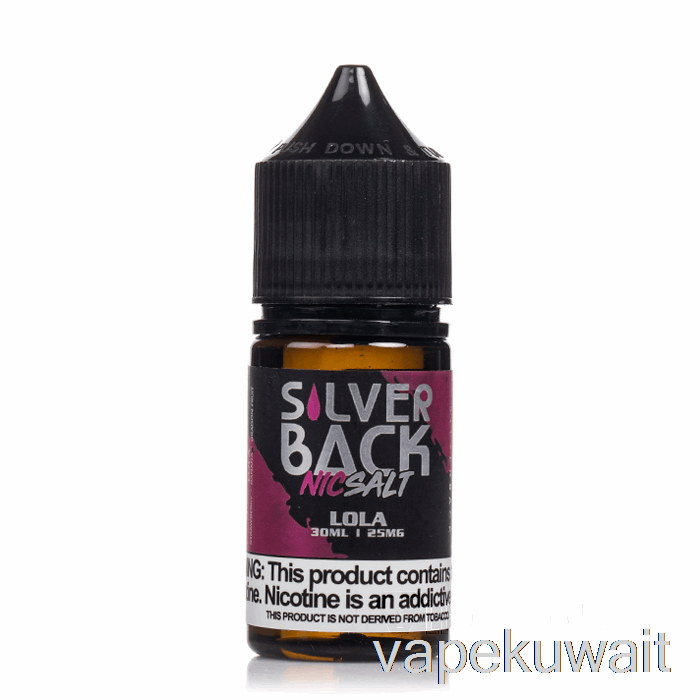 لولا - شركة عصير سيلفرباك الأملاح - 30 مل 25 ملجم من مجموعة جرابات الـvape